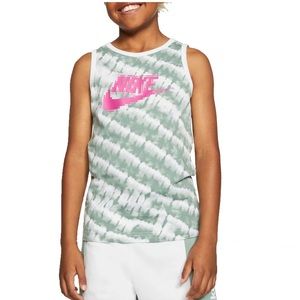 NIKE BOYS’ TIE DYE SLEEVELESS TEE